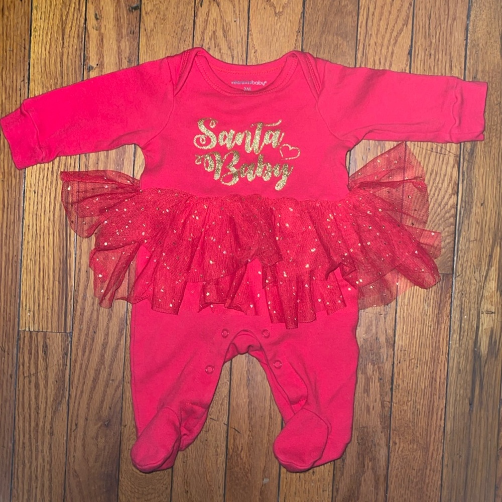 Santa Baby Christmas Footie
